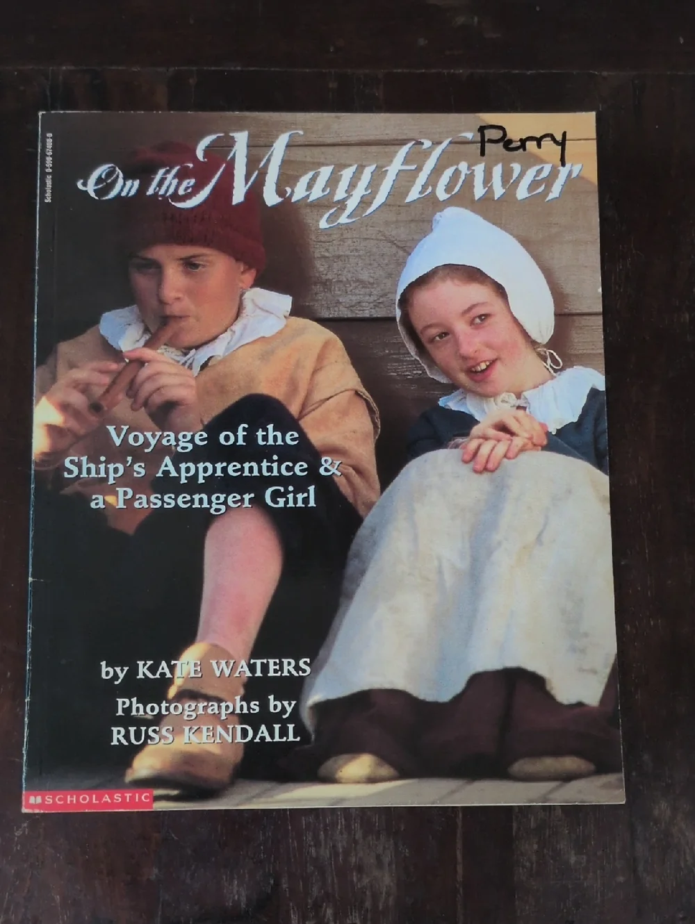 Scholastic Vintage Pilgrim Themed Paperback Book Set of 7 Used Children's Books
